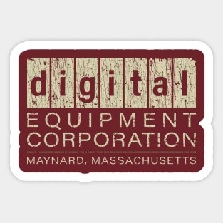 Digital Equipment Corporation 1957 Sticker